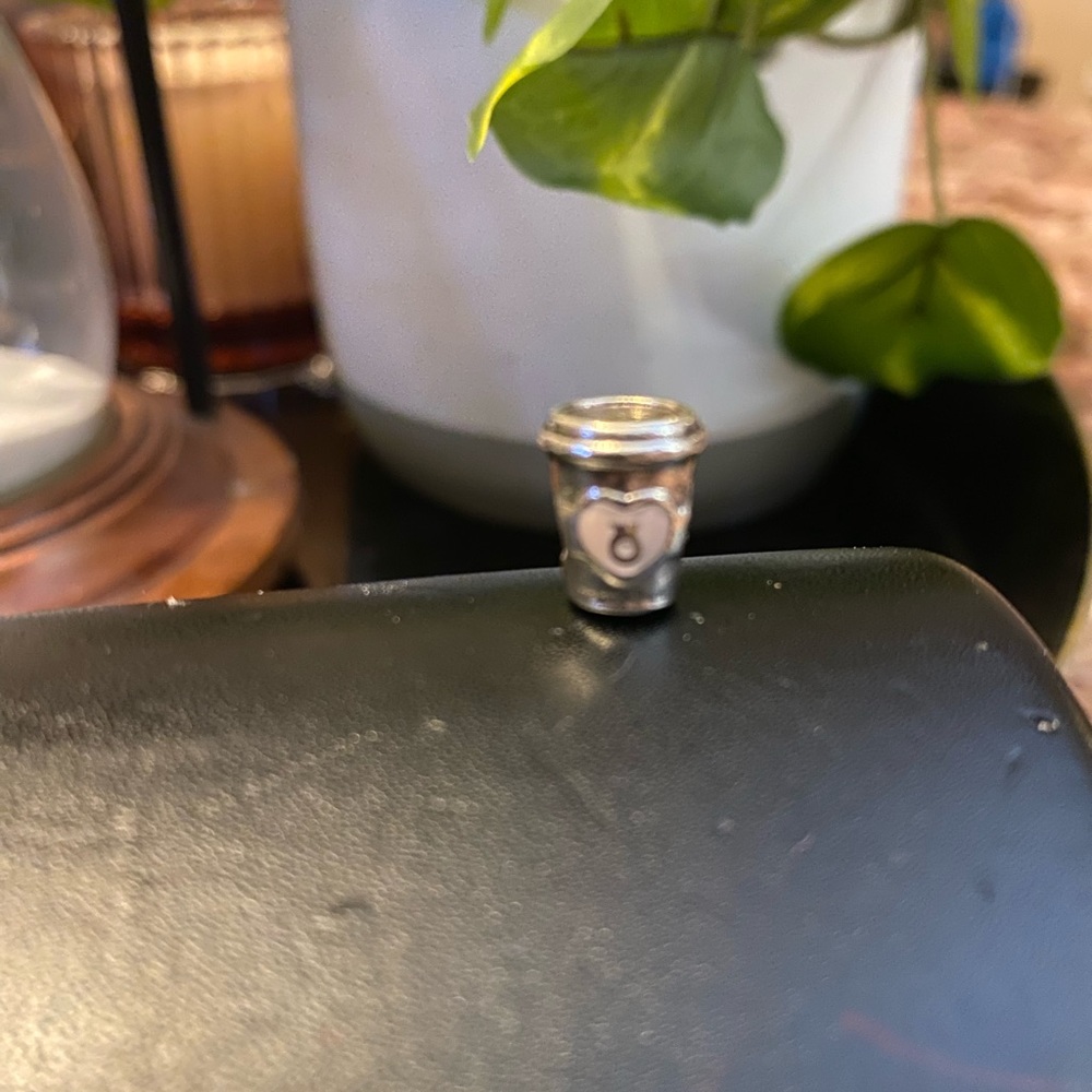 Authentic Pandora coffee cup charm